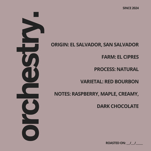 El Salvador,El Cipres - Natural, Red Bourbon