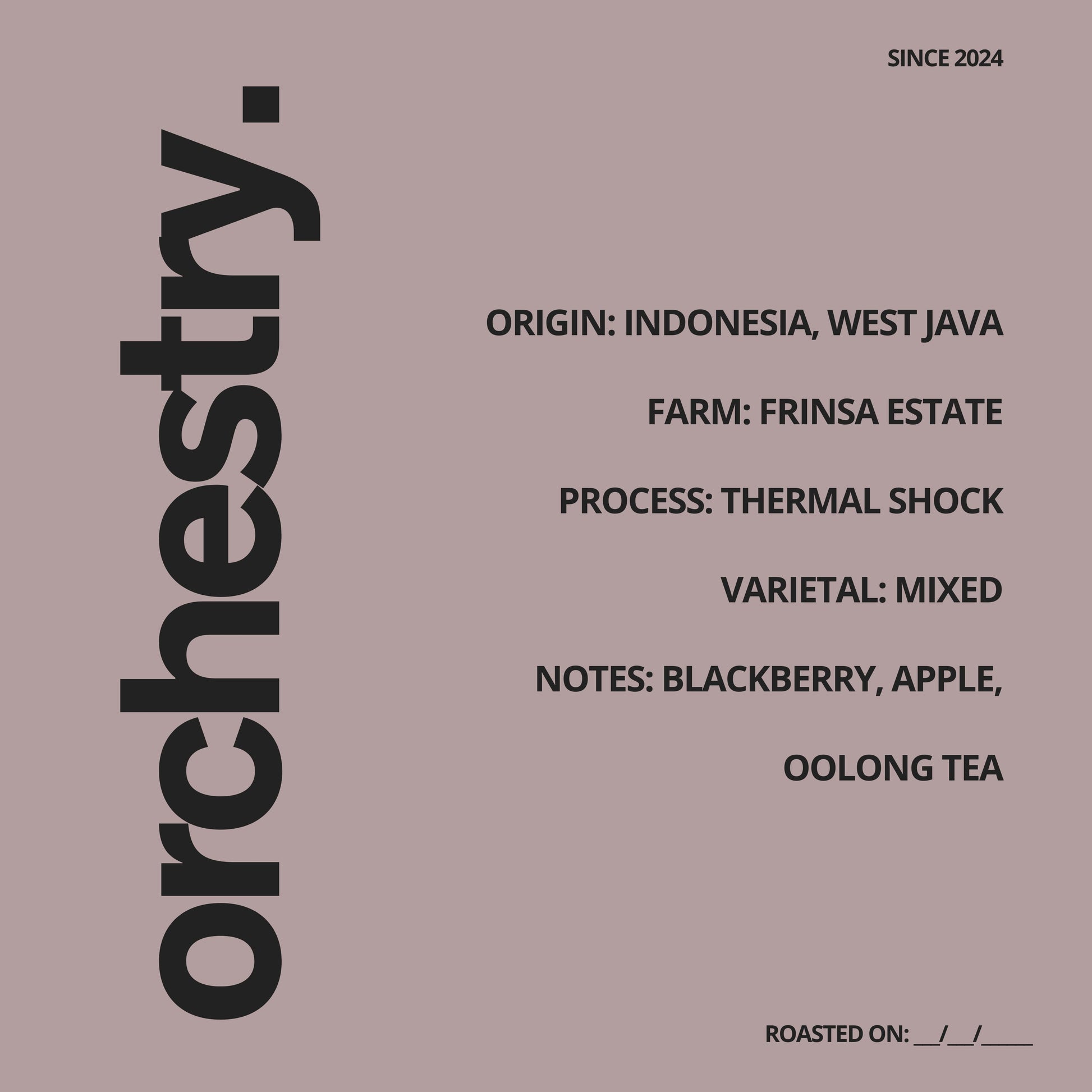 Indonesia Frinsa - Thermal Shock, Mixed Varietals